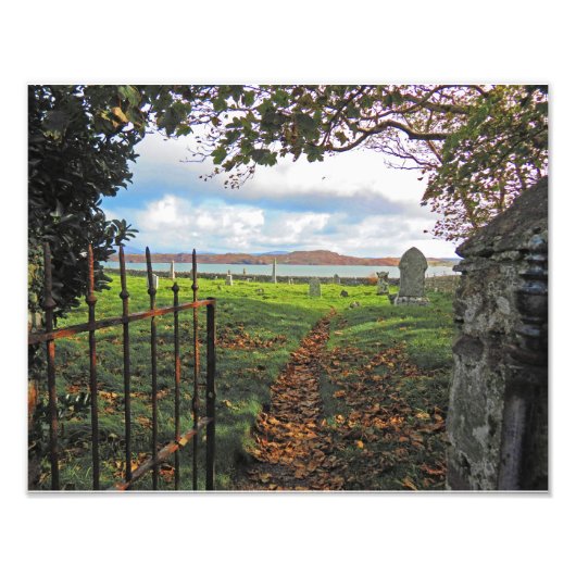 イオナ墓地 フォトプリント            (正面)