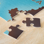 イオニア諸島地図のポスター。 ジグソーパズル (側面)