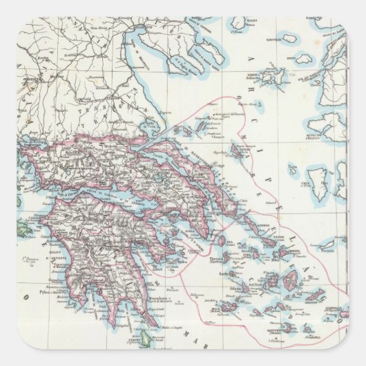 イオニア諸島，ギリシャ スクエアシール (正面)