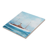 イオランダスチームヨット1909 タイル (側面)