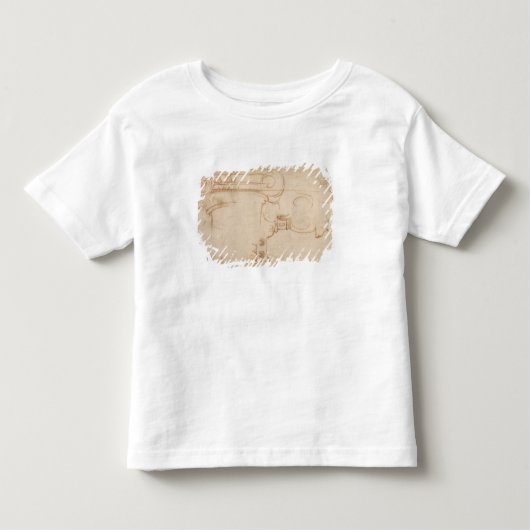 イオンの首都の勉強 トドラーTシャツ (正面)