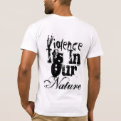 イオン: 暴力 Tシャツ (裏面)