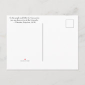 イオ・サトゥルナリア（ペトロニウスの引用） インビテーションポストカード (裏面)