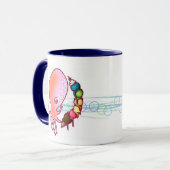 イカおよびアイスクリームのマグ マグカップ (正面左)