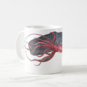 イカおよびクジラのコーヒー・マグ コーヒーマグカップ (正面左)
