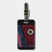 イカおよびゼリーの荷物のラベル ラゲッジタグ (正面縦)