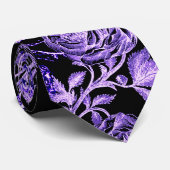 イカおよびバラの王室のな紫色 ネクタイ (ロール)