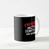 イカしたスピードで集中力ゼロ Funny  コーヒーマグカップ (正面右)