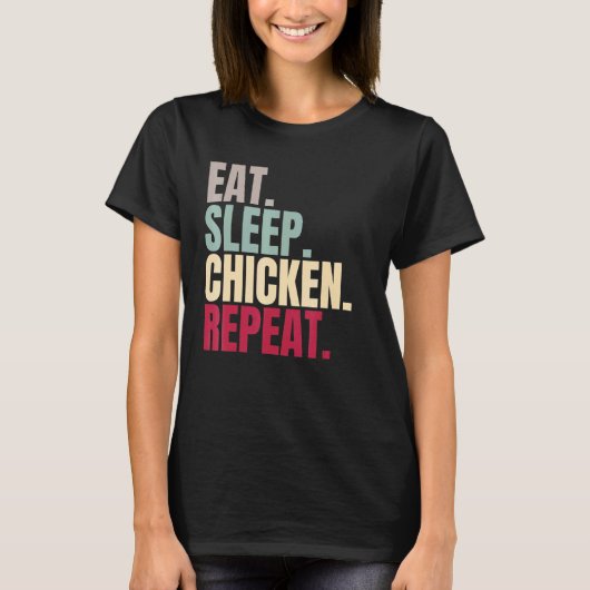イカしたニワトリ生活 Tシャツ (正面)