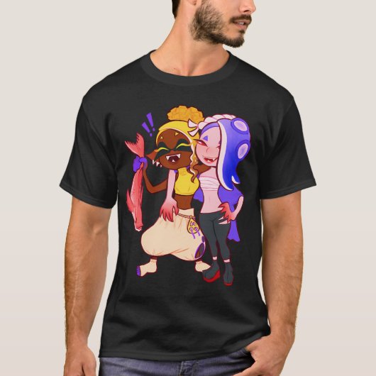 イカとタコの友達 Tシャツ (正面)