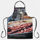 イカとタコの蒲団 – 食べ物の写真 エプロン (正面)