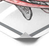 イカのやる気を起こさせる皮 ポスター (角)