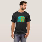 イカのクラーケンにやられちゃった Tシャツ (正面フル)