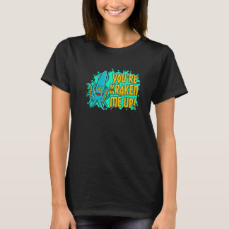 イカのクラーケンにやられちゃった Tシャツ