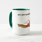 イカのコーヒー・マグ マグカップ (正面左)