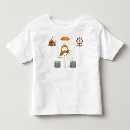 イカのスプラッシュ トドラーTシャツ (正面)