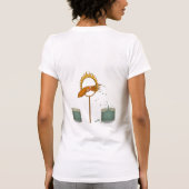 イカのスプラッシュ Tシャツ (裏面)