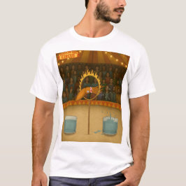 イカのスプラッシュ Tシャツ
