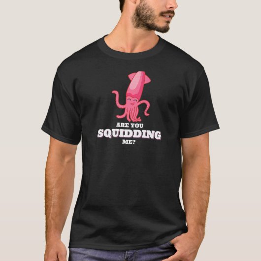 イカのタコを押し潰すのか1 Tシャツ (正面)