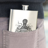 イカのモノグラムクラシックフラスコ フラスク (インサイチュ)