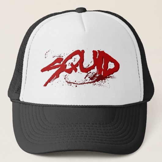 イカの帽子 キャップ (正面)