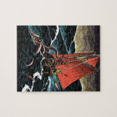 イカの攻撃のパズル ジグソーパズル (横)