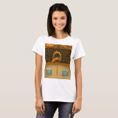 イカの水吹き芸 Tシャツ (正面フル)