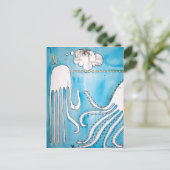 イカの話の郵便はがき1 ポストカード (スタンド正面)