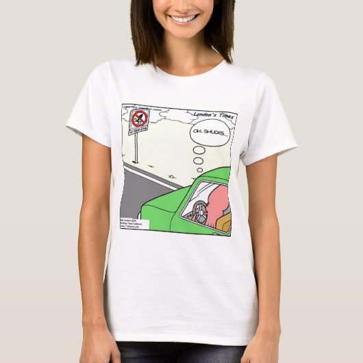 イカはいないゾーン Tシャツ (正面)