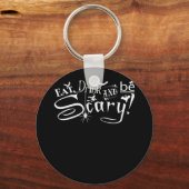 イカれたお洒落なEat Drink And Be Scary グラフィック キーホルダー (正面)