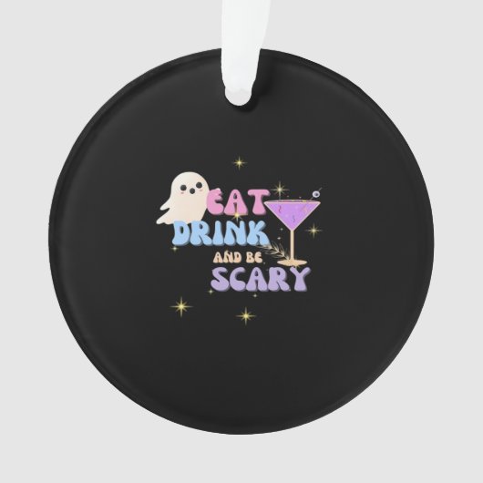 イカれたハロウィンのカジュアルユニーク オーナメント (正面)