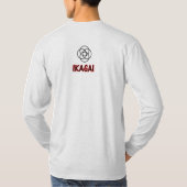 イカガイ長袖Tシャツ Tシャツ (裏面)