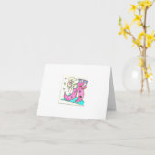 イカガイ カード (黄色い花)