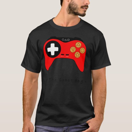 イカゲームコントローラー友達 Tシャツ (正面)