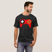 イカゲームコントローラー友達 Tシャツ (正面フル)