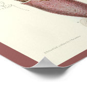 イカスパープルセファロポッドシークリーズアートプリント ポスター (角)