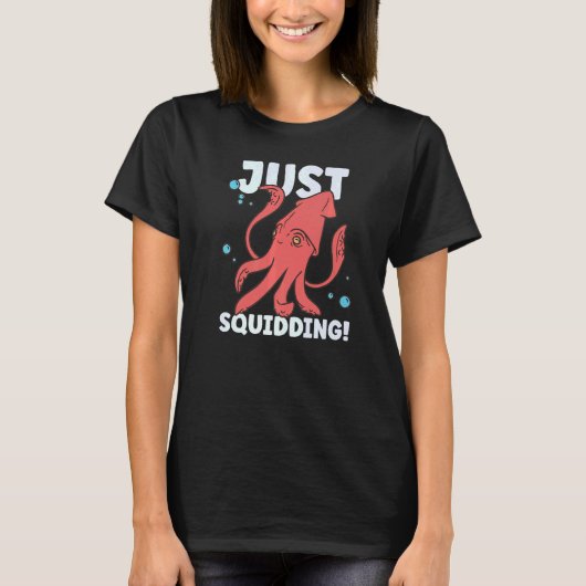 イカタコイカ海洋生物学者1 Tシャツ (正面)