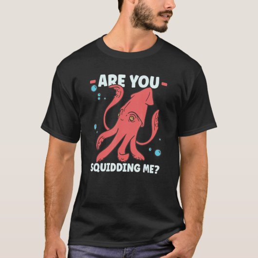 イカタコイカ海洋生物学者1 Tシャツ (正面)