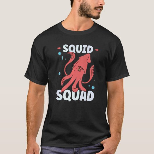 イカタコイカ海洋生物学者2 Tシャツ (正面)