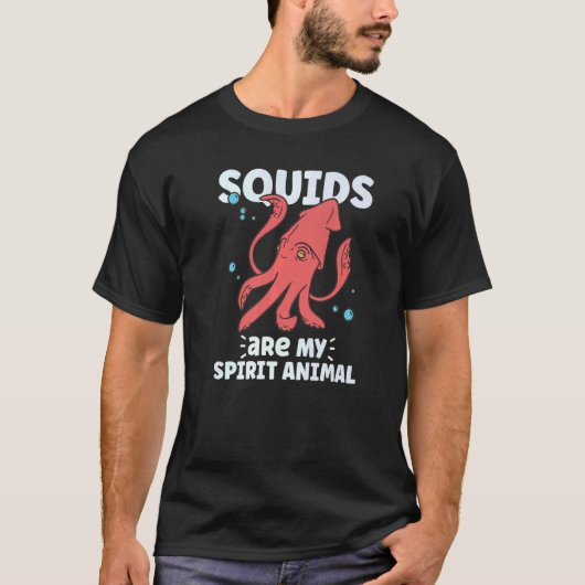 イカタコ海産生物学者 Tシャツ (正面)