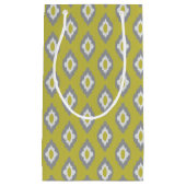 イカットのヴィンテージパターン スモールペーパーバッグ (正面)