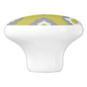 イカットのヴィンテージパターン セラミックノブ (側面)