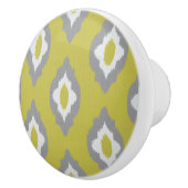 イカットのヴィンテージパターン セラミックノブ (右)