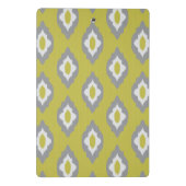 イカットのヴィンテージパターン ミニクリップボード (裏面)