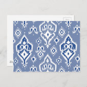 イカットの種族のダイヤモンドパターン ポストカード (正面/裏面)