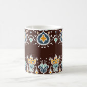 イカットインスピレーション：オリエンタルエレガンス コーヒーマグカップ (中央)