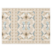 イカットシェブロンペイズリー テーブルクロス (正面(横))