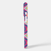 イカットシリーズオージオレンジピンク Case-Mate iPhoneケース (裏面 / 左)