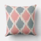 イカットシリーズピンク2色 クッション (裏面)