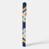 イカットシリーズOGEEブルー Case-Mate iPhoneケース (裏面 / 右)